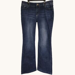 Wrangler Bootcut Dark Wash Womens Jeans Size 13/14 34" Waist